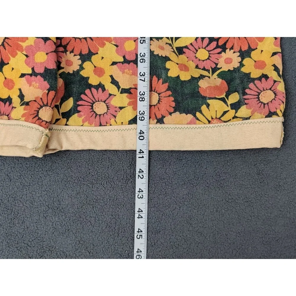 Lucy & Yak Overall Shortalls Women 18R "The Florian Print Easton" Organic Cotton - Picture 6 of 11